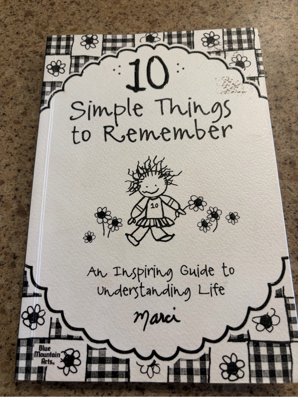 10 Simple Things to Remember - White Inspirational Wall Art by